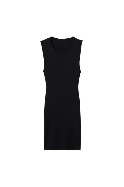 MANGO Woman Siyah Kadın Elbise  37019099
