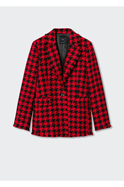 MANGO Woman Kırmızı Kadın Blazer Ceket 37066316