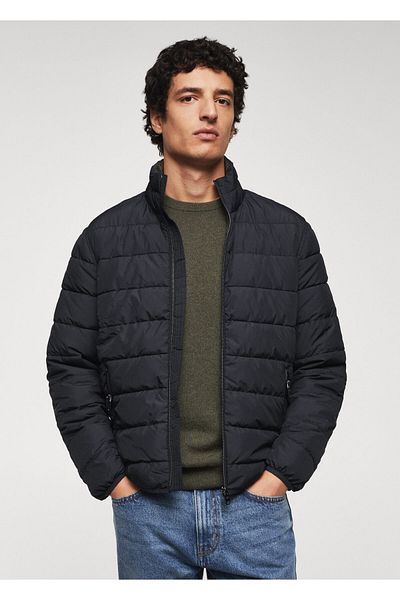 MANGO Man Ανδρικό μπουφάν Navy Blue47101249