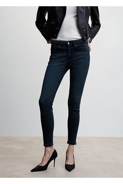 MANGO Woman Midnight Blue Women's Trousers47000156