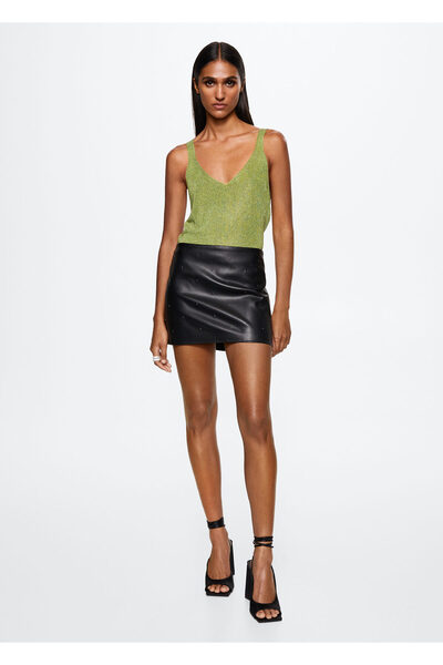 MANGO Woman Grünes Damen-Bustier Moos - 37049095