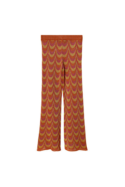 MANGO Woman Turuncu Kadın Pantolon  37061306