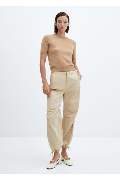 MANGO Woman Sand Women's Pants57050466