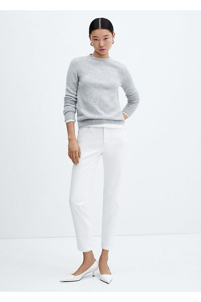 MANGO White Women's Trousers57050292