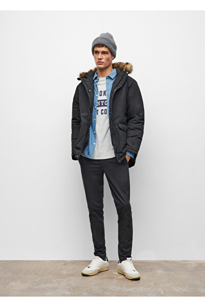 MANGO Kids Erkek Siyah Mont 37075903