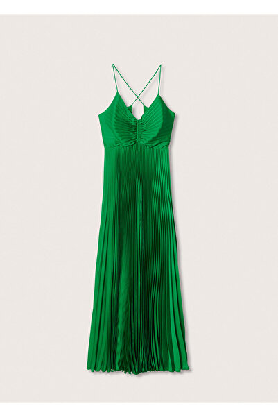 MANGO Woman Yeşil Kadın Elbise  37051287