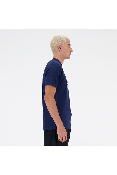 New Balance Sport Essentials NB NAVY Logo T-Shirt - S/S Top