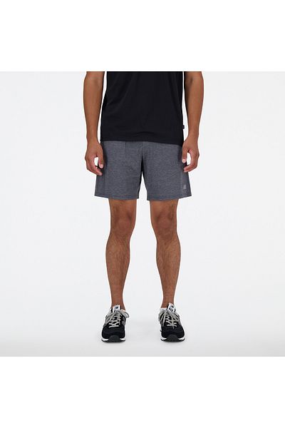 New Balance Sport Essentials 7" Heathertech Short - BLACK