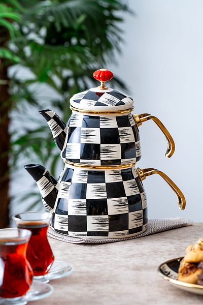 ACAR Qualita King Enamel - Teapot Set