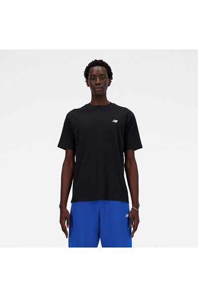 New Balance Černé bavlněné tričko Sport Essentials - S/S