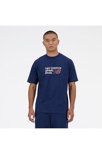 New Balance NB NAVY S/S Short Sleeve Shirt