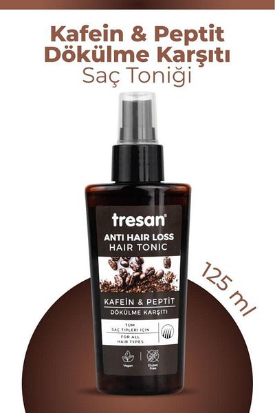 Tresan 125 ml Vegan Hair Tonic - Caffeine & Peptide Anti-Shedding