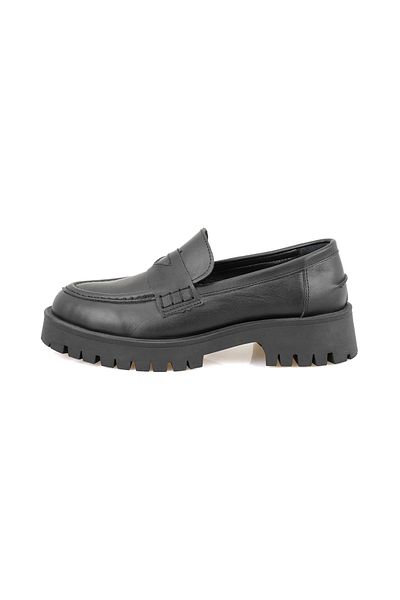 Desa Candida Black Women's Leather Casual Shoes