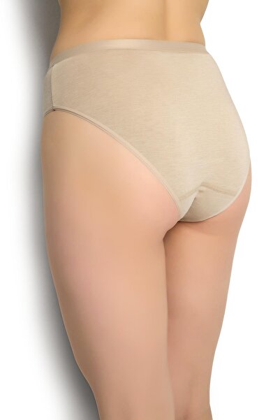 MYS GRUP TEKSTİL Green-g.dried-mink 9-piece Assortment Women's Bamboo Bikini / Slip / Panties - 677