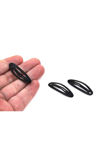 Hobimos 1. Class Domestic Production - 300 Pieces 5 cm Coated Snap Buckle, 48 mm Oval Metal Snap Buckle