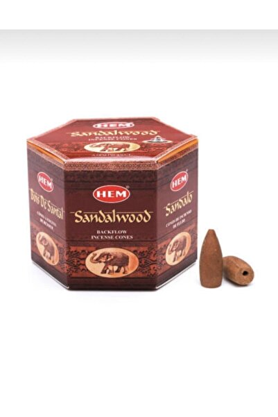 Hem Tütsü Hem Geri Akışlı Şelale Tütsü Konileri Sandalwood Aromalı 10 Adet