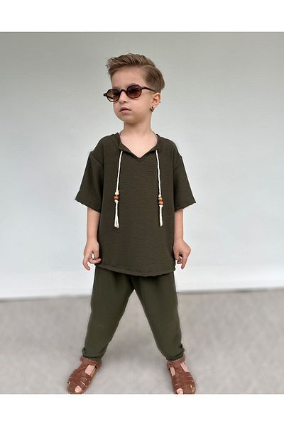 barin kids Mother-Child Combination Shalwar Set