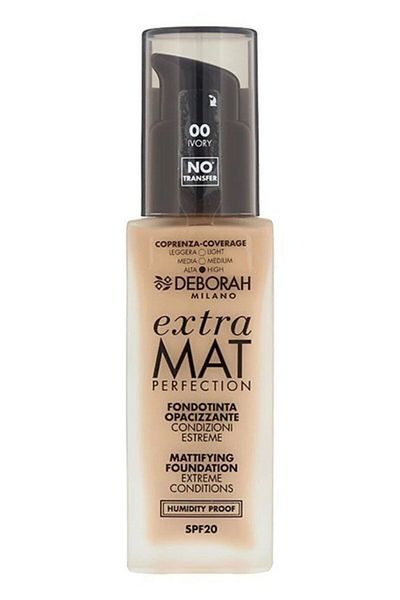 Deborah Extra Matte Perfection Foundation 00 Ivory 30ml