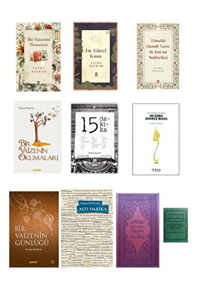 Kaknüs Yayınları Fatma Bayram Külliyatı 9 Kitap Seti Hediyeli