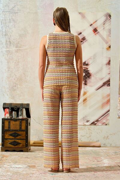 UPGRADE Лілові штани - з деталями переходу