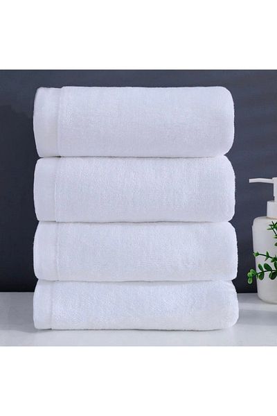 SHAL HOME Shal 100% Cotton Single 50*90cm Double Layer Hotel Towel