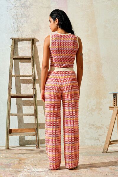 UPGRADE Фуксія кольорові штани - Деталі переходу