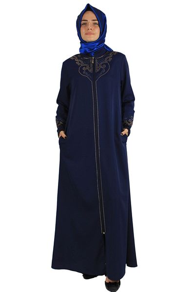 Bluence Μπλε Navy Blue Ferace Bowties με λεπτομέρεια από πέτρα