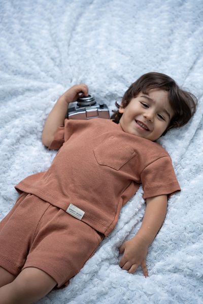 Weeny Muse 100% Organic Camisole Baby and Kids Double Set - Pocket Detailed