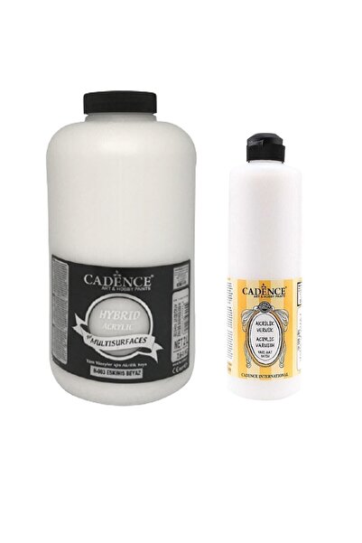 Cadence Boya Eskimiş Beyaz Hybrid Multisurface 2 Litre H-003+750ml. Su Bazlı ...