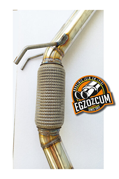 EGZOZCUM Downpipe Volkswagen Passat Jetta  Golf Audi A3 Dizel Uyumlu