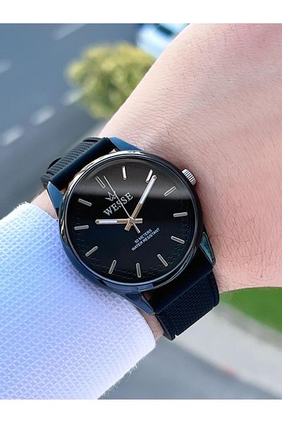 Wesse Unisex Sports Wristwatch with 50 Mt Water Resistant Silicone Cord - WWG.2093.01