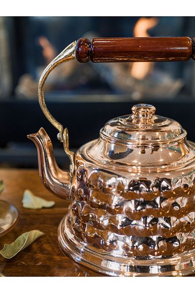 Bakır Concept COPPER COOKER EMBROIDERED MARAŞ MODEL BRIGHT COLOR