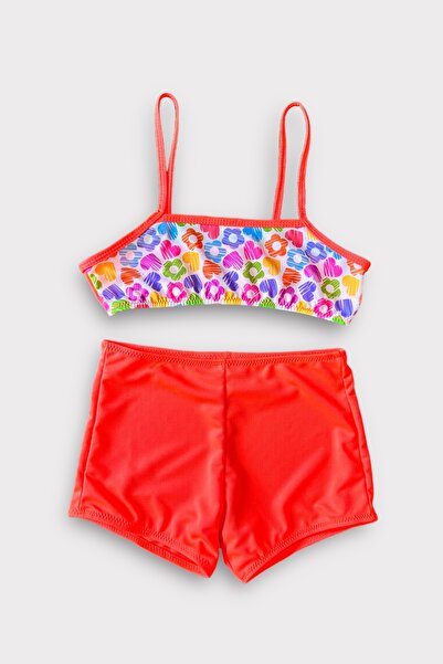 Nilmay mayo Kız Çocuk Şortlu Bikini Takımı