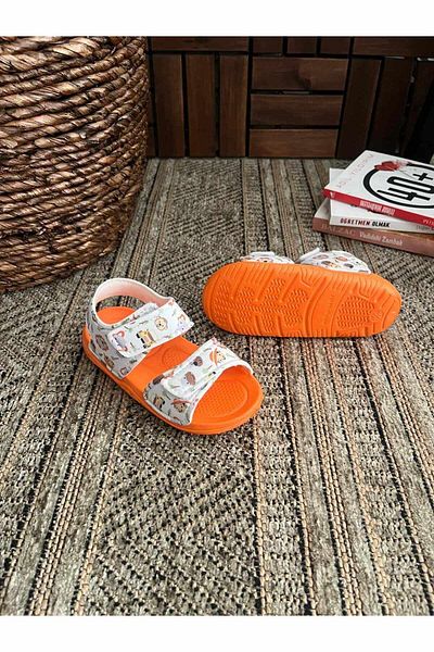 Behtah Kundura Sandale Moale Ortopedice pentru Copii - Talpă Anti-Alunecare, Velcro