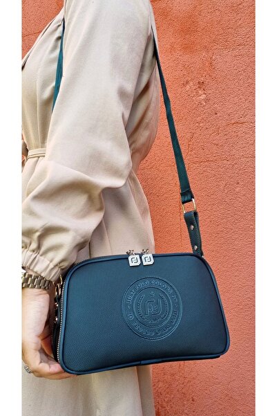 Just Polo حقيبة كتف وحقيبة كروس للنساء من Justpolo بـ 5 أقسام 28x17 سم