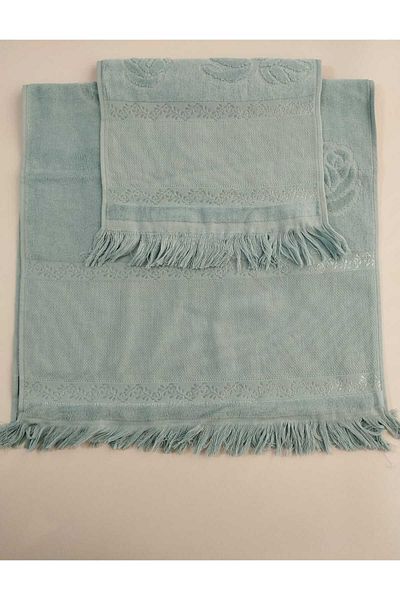 HMZ FiestA Mother Daughter Etam's Embroidered Small Large Πετσέτα - Κεντημένη με κρόσσια (50x90,30x50)