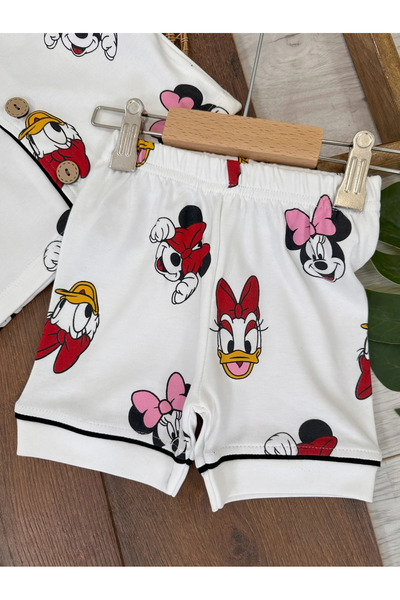 Bolly Baby 100% Cotton Comfortable Pajama Set for Baby Girl - Double Breasted Collar and Buttoned Front