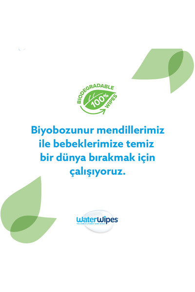 WaterWipes New Biodegradable Babayık Wipes - 36x60 Sheets (2160)