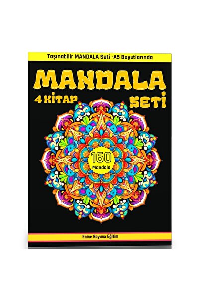 EBE Enine Boyuna Eğitim Portable Mandala Book Set (4 Books)