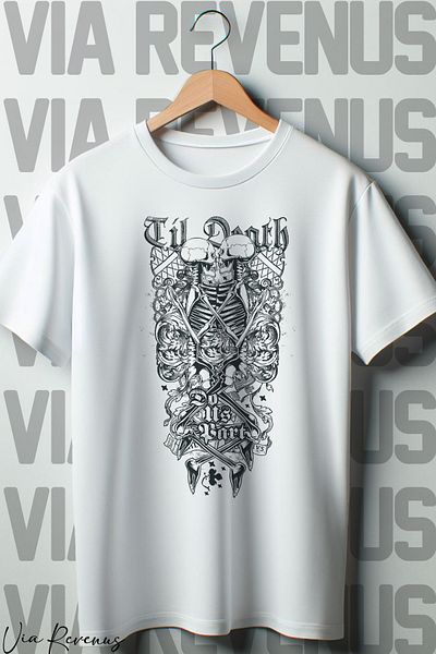 Vordevia Tricou alb oversize - Love Printed