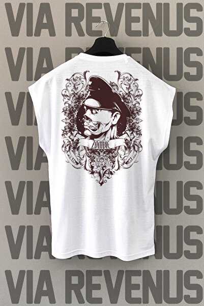 Vordevia Pobednička bela sportska majica - leđa Štampano , bez rukava