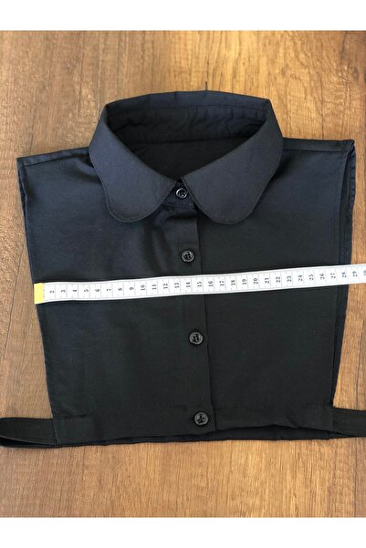 mirach Πακέτο 2 Daisy Model Λευκό Μαύρο Πουκάμισο γιακά |   Στρογγυλό αμάνικο κολάρο Hijab με μισό λαιμό