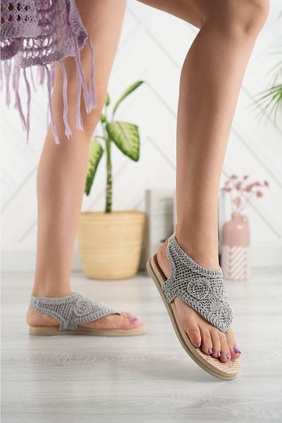 PLN SHOES FLIP FLOP PATTERNED COMFORTABLE SUMMER SANDALS