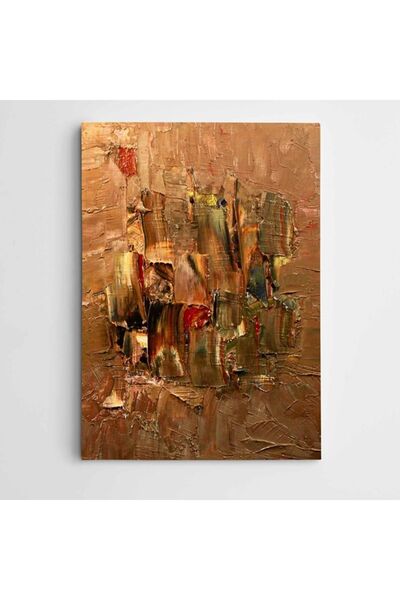 artefoni Spatula Tasarım Modern Sanat Büyük Boy Kanvas Tablo