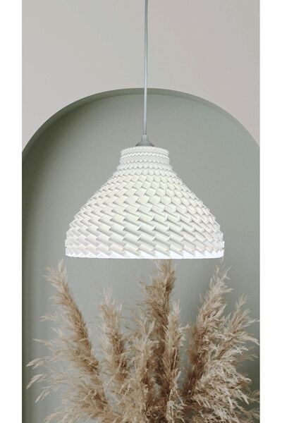 Bambulamp Owly Beyaz Avize Yatak Odası, Mutfak, Oturma Odası Tasarım Tekli Sa...