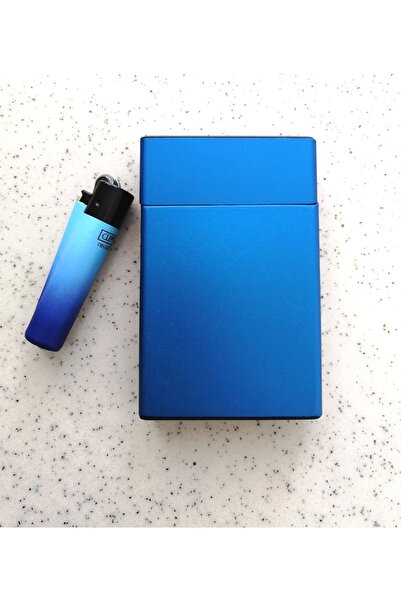 Clipper Metal Sigaralık Sigara Kutusu Ve Plastik Çakmak Takımı Ince Slim Boy ...
