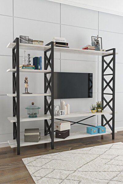 Tiryaki Aksesuar Paris Tv Ünitesi Tv Sehpası Tv Rafı