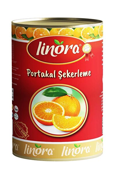 LİNORA Portakal Şekerleme 5/1 Teneke