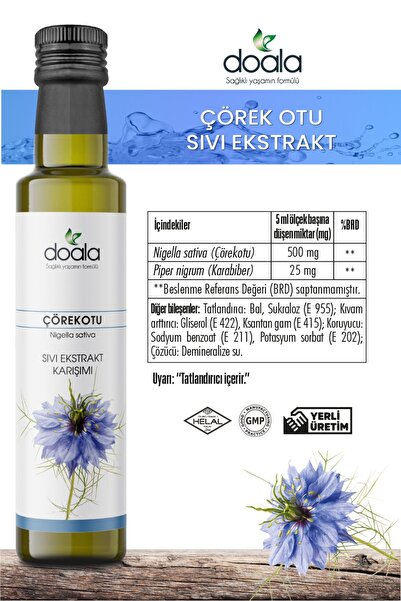 Doala Çörek Otu Ekstresi 225 Ml