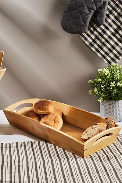 Karçiçeği Home Perotti Bamboo Bread Bowl - Large 44*20*8cm